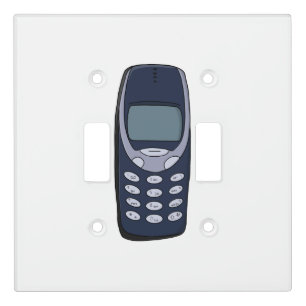 Vintage Cell Phone Light Switch Cover