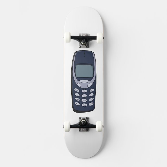 Vintage Cell Phone Skateboard (Front)