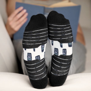 Vintage Cell Phone Socks