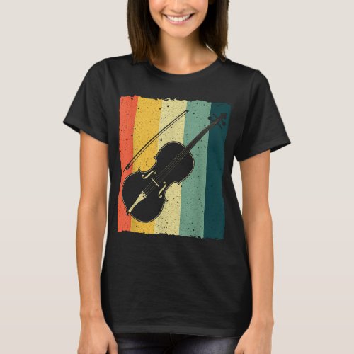 Vintage Cello Art For Men Women Cellist Music Love T_Shirt