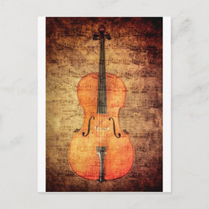 Vintage Cello Postcard