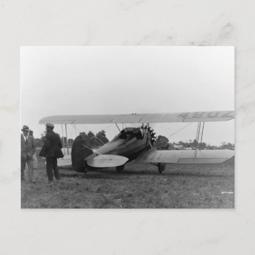 Vintage Cessna 1920s Airplane Postcard
