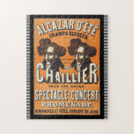 Vintage &quot;chaillier Concert&quot; Poster Puzzle at Zazzle
