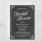 Vintage Chalkboard Bridal Shower