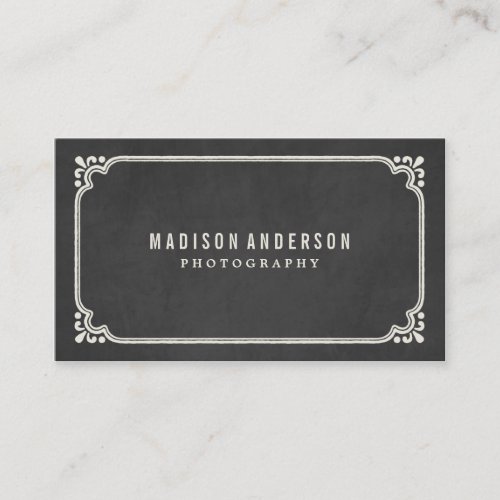 Vintage Chalkboard | Business Cards