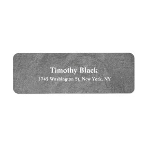 Vintage Chalkboard Elegant Plain Modern Style Label