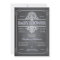 Vintage Chalkboard Girl Baby Shower Invitation