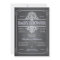 Vintage Chalkboard Girl Baby Shower Invitation