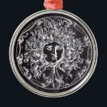 vintage chalkboard Greek mythology Gorgon medusa Metal Ornament<br><div class="desc">blackboard art medusa hair fashion accessories.
vintage chalkboard Greek mythology Gorgon medusa home decor and medusa gifts for greek mythology lovers.</div>