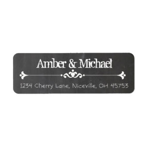 Vintage Chalkboard Label