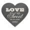 Vintage Chalkboard Love is Sweet Wedding