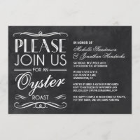 Vintage Chalkboard Oyster Roast