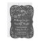 Vintage Chalkboard Wedding Die-Cut Invitations
