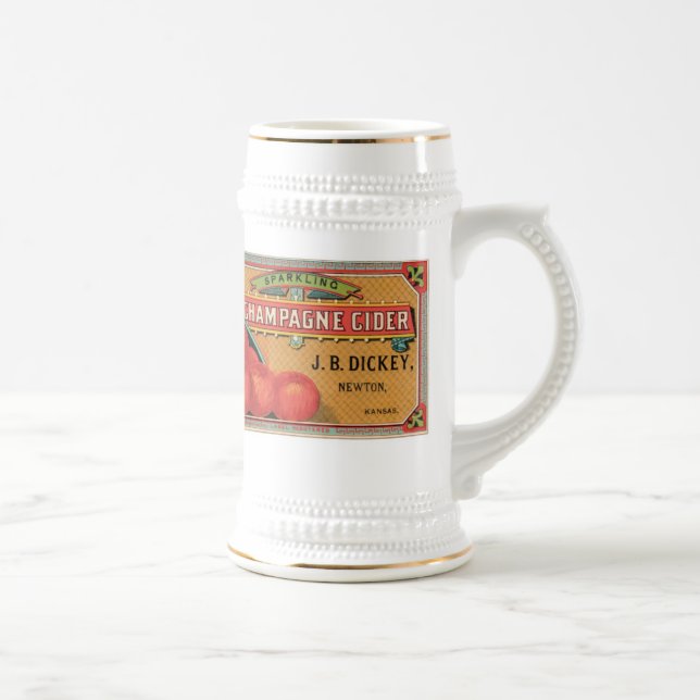 Vintage Champagne Cider Stein (Right)