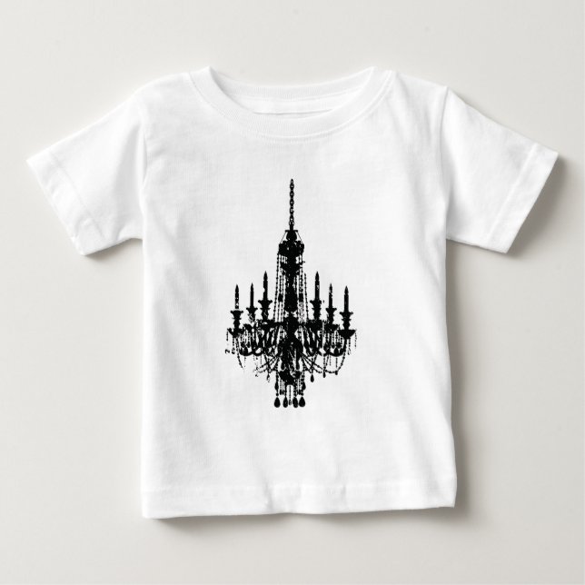 vintage chandelier design baby T-Shirt (Front)