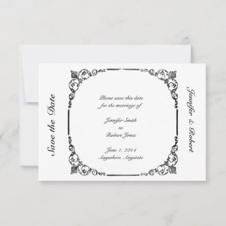Vintage Chandelier Save the Date