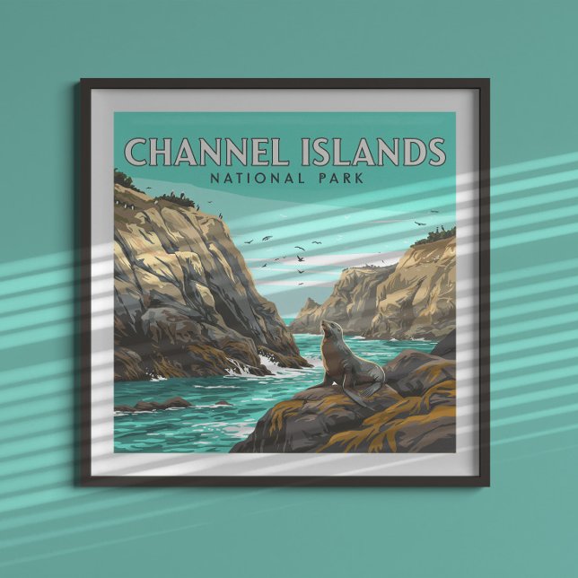 Vintage Channel Islands National Park Poster (Creator Uploaded)