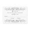 Vintage Charcoal Gray Scrollwork Wedding