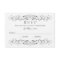 Vintage Charcoal Gray Scrollwork Wedding