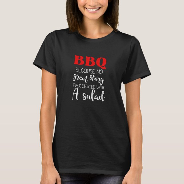 Vintage Charcoal Grilling  T-Shirt (Front)