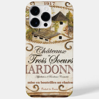 Vintage Chardonnay Label Case-Mate iPhone 14 Pro Max Case