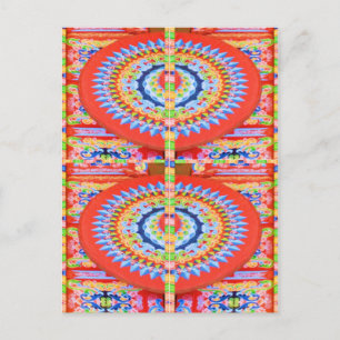 VINTAGE Chariot Wheel - Festivals Rajasthan India Postcard