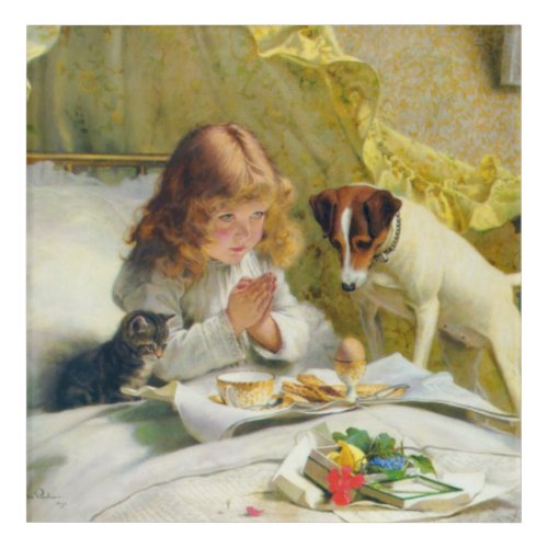 Vintage Charles Burton Barber Suspense Acrylic Print