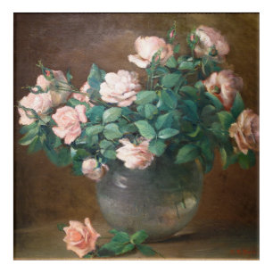 Vintage Charles Ethan Porter Roses Acrylic Print