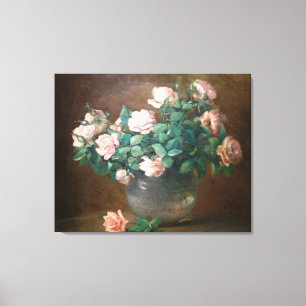 Vintage Charles Ethan Porter Roses Canvas Print