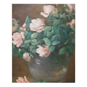 Vintage Charles Ethan Porter Roses Faux Canvas Print