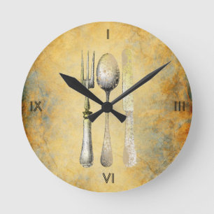 Vintage Charm Kitchen Clock