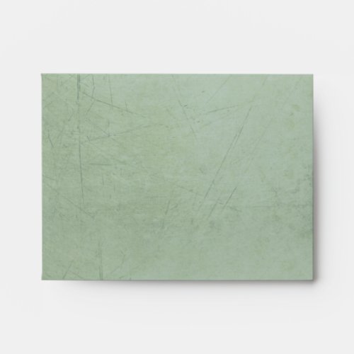 Vintage Charm Sage Green Custom A2 Envelope