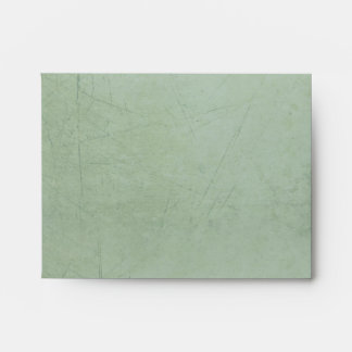 Vintage Charm Sage Green Custom A2 Envelope