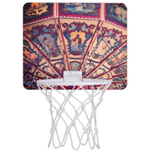 Vintage Chars Swing Fairground Ride Mini Basketball Hoop