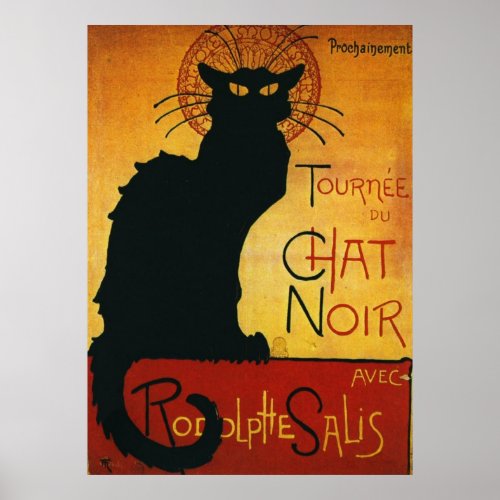 Vintage Chat Noir Poster