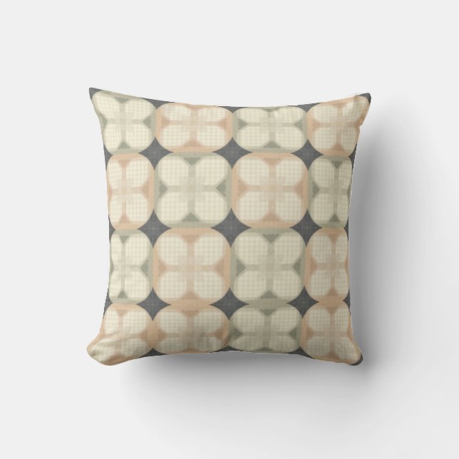 Vintage Checkerboard Charm Pillow (Front)