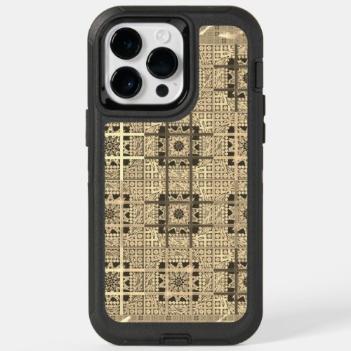 Vintage Checkered OtterBox iPhone 14 Pro Max Case
