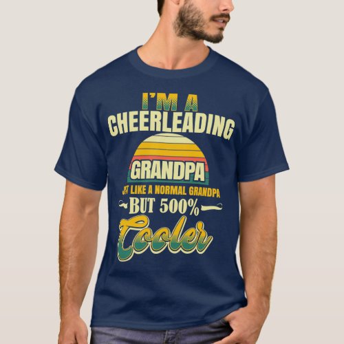 Vintage Cheerleading Grandpa T_Shirt