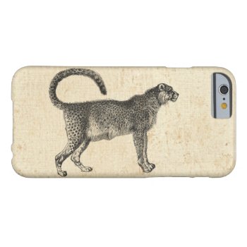 Vintage Cheetah Barely There Iphone 6 Case by BluePress at Zazzle