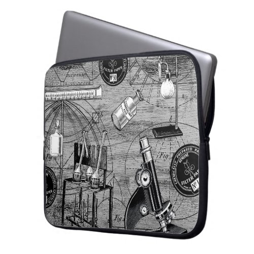 Vintage Chemistry Lab Equipment Laptop Sleeve