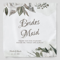 Vintage Cherish Bridesmaid Quote Handkerchief Bandana