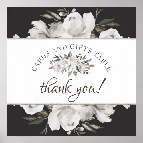 Vintage Cherish Cards  Gifts Wedding Table Sign