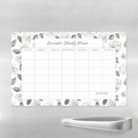 Vintage Cherish Floral Monthly Planner Calendar