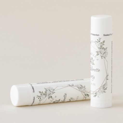 Vintage Cherish Geometric Bridal Party Favor Lip Balm Zazzle