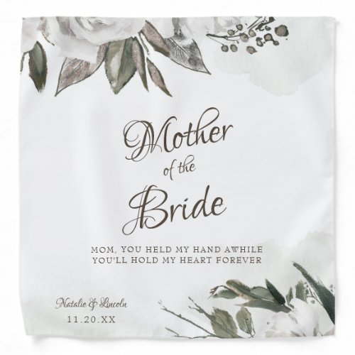 Vintage Cherish Mother of the Bride Handkerchief Bandana