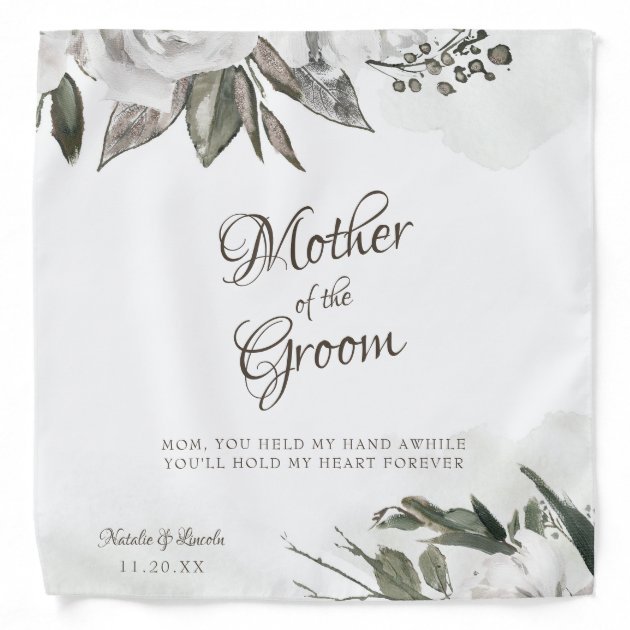 Handkerchief for mother of the groom discount