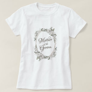 Vintage Cherish Rose Gold Oval Mother of the Groom T-Shirt