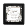 Vintage Cherish Sister Maid of Honor Personalized Gift Box
