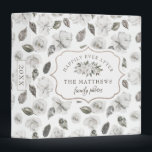 Vintage Cherish White Floral Family Photo Album 3 Ring Binder<br><div class="desc">Vintage Cherish White Floral & Rose Gold Painted Roses and Flowers. A Vintage Classic and Elegant Look, and Plenty of Gray, Ivory White, Rose Gold, Dusty Pink, Pine Green, and Gray leaves and foliage. With Hand Painted Floral elements, Vintage Classic Script Fonts, and Elegant Rose Gold Glitter Foil Geometric Bracket...</div>