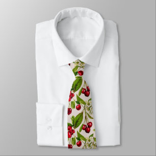 Vintage Cherries Neck Tie